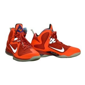 D0 Auth NIKE Lebron IX Big Bang Total Orange/Reflect Slvr Shoes DH8006-800 Sz 10
